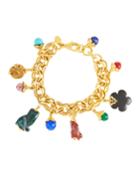 Semiprecious Charm Bracelet
