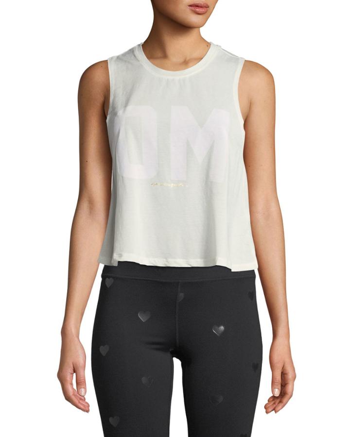 Om Cropped Activewear Tank