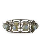 Caged Labradorite Bracelet With Diamonds