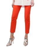 Frankie Stretch-cotton Pants, Orange