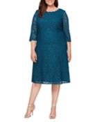 Plus Size Lace Scallop Trim