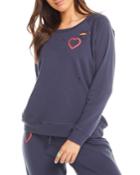 Heart Distressed Long-sleeve
