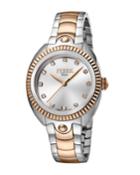 34mm Donna Torino Fluted Watch W/ Bracelet,