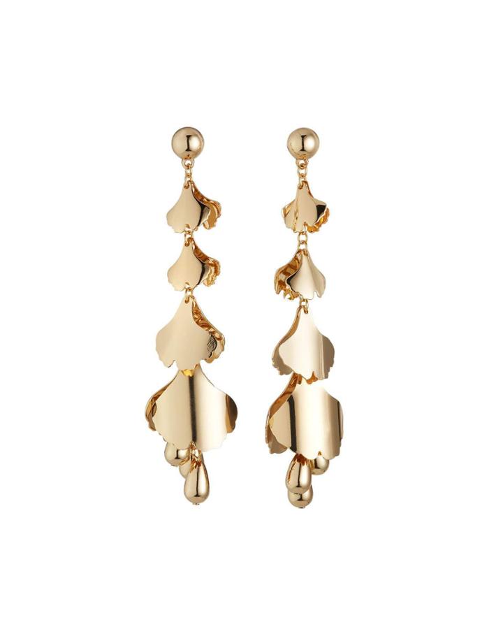 Linear Petal Earrings