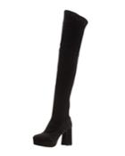 Platform Velvet Over-the-knee Boot