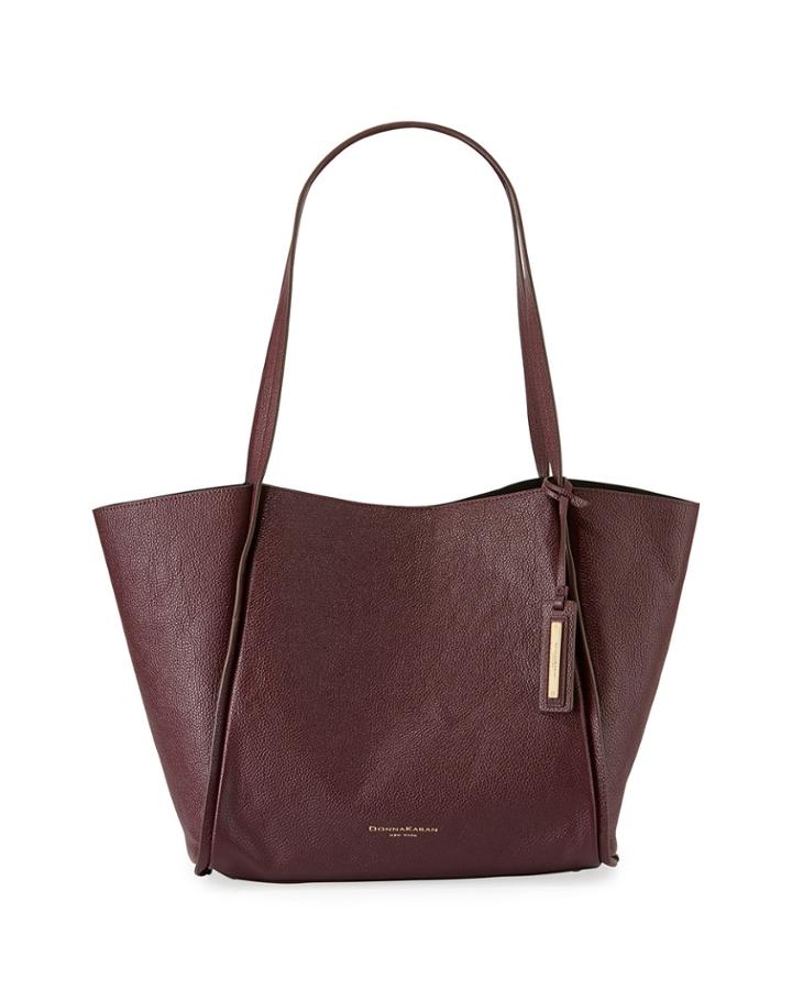 Alan Large Pebble Leather Shoulder Tote Bag