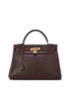 Kelly Retourne 32 Satchel Bag, Brown