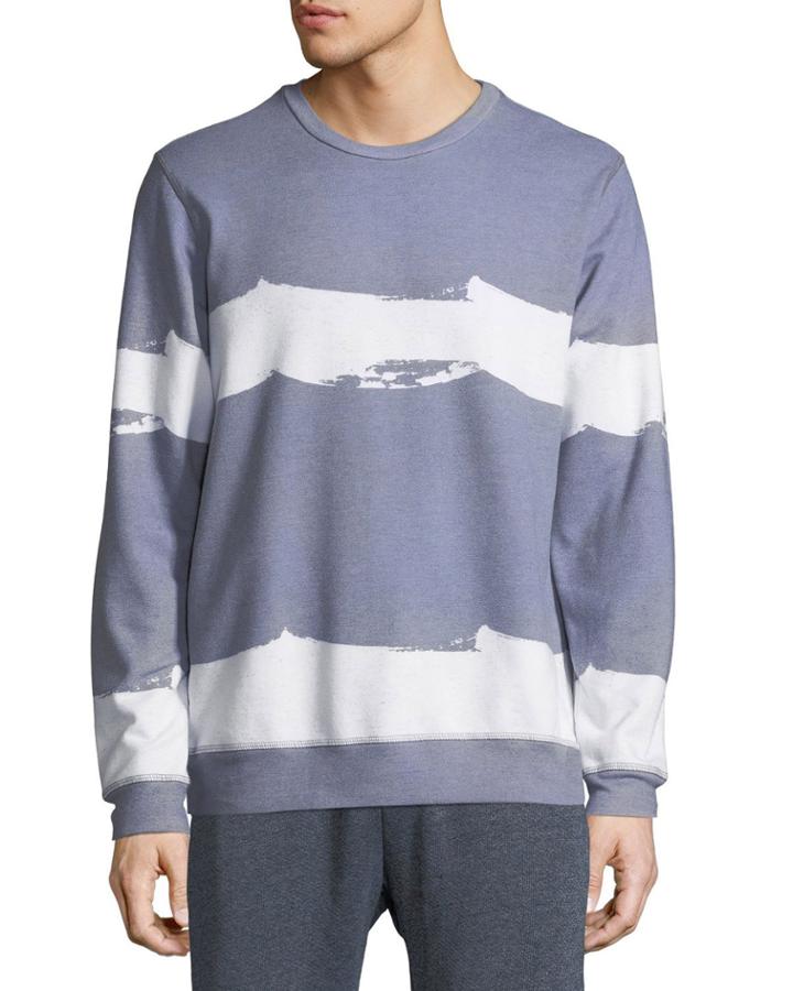 Men's Border Wave Striped