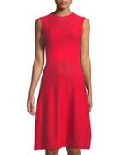 Fit-&-flare Midi Dress W/
