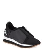 Jeri Mixed-media Sequin Trainer