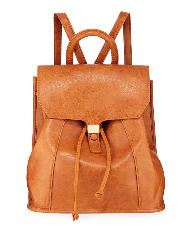 Retro Drawstring Medium Backpack