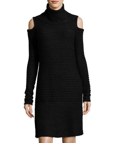 Cold-shoulder Cowl-neck
