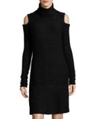 Cold-shoulder Cowl-neck