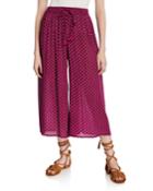Loretta Polka Dot Tassel-tie Pants