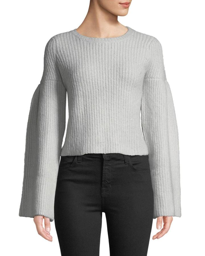 Maxine Cropped Flare-sleeve