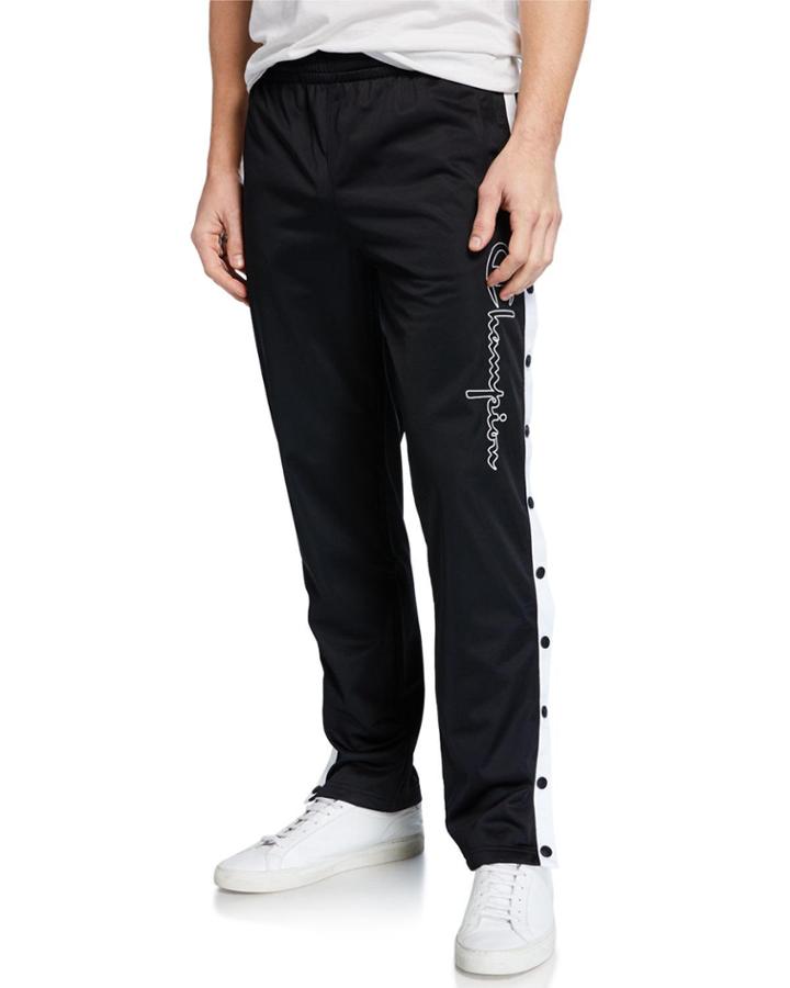 Men's Straight-leg Logo Track Pants With