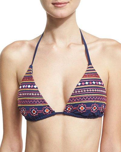 Banarasi Vixen Triangle Swim Top,