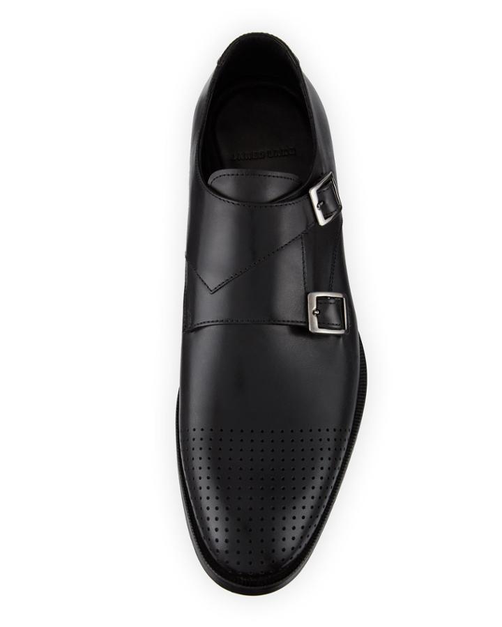 Men's Patent Monk-strap Dress