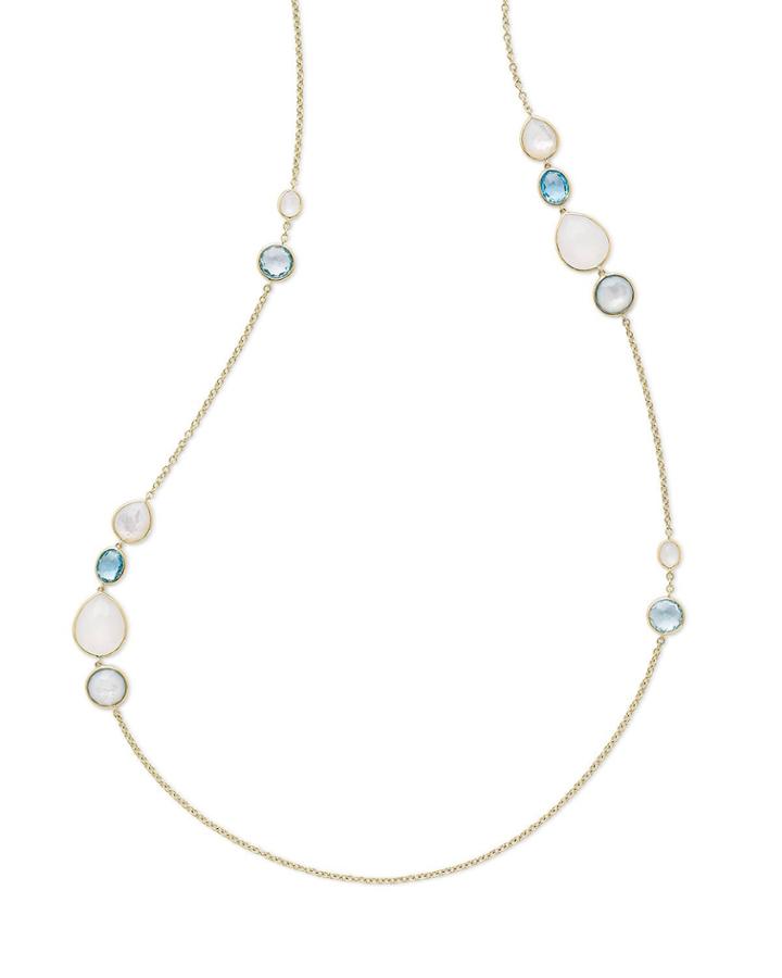18k Rock Candy Gelato Station Necklace In Raindrop