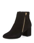 Saylor Grand Suede Bootie, Black