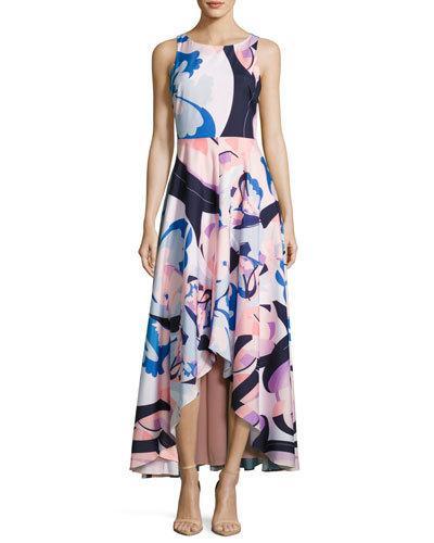 High-low Graphic-print