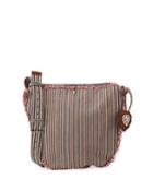 Jitney Fringed Canvas Crossbody Bag