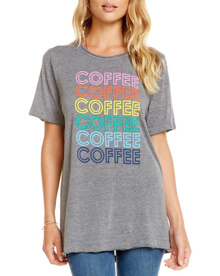Coffee! Heathered Short-sleeve Tee