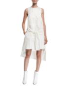 Layered Tie-front Sleeveless High-low