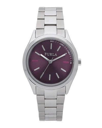 35mm Metropolis Bracelet Watch, Purple