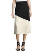 Colorblocked Pleated