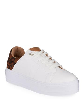 Animal-print Platform Tennis