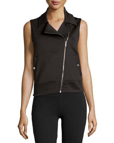 Scuba Zip-front Vest, Black