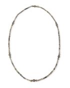 Lavana Long Labradorite & Pyrite Necklace