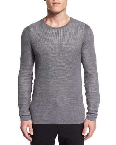Thermal Knit Crewneck T-shirt