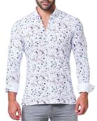 Men's Newton Minisplash Red Long-sleeve Polo