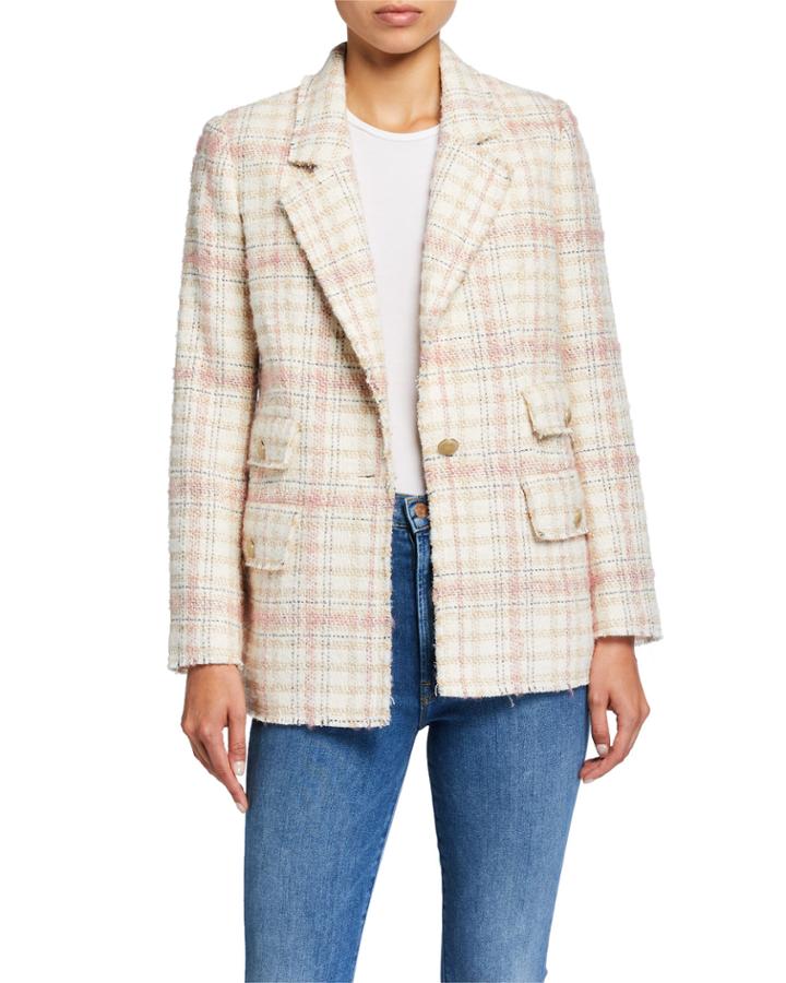 Plaid Tweed Jacket