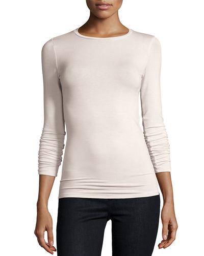 Soft Touch Long-sleeve Crewneck Tee