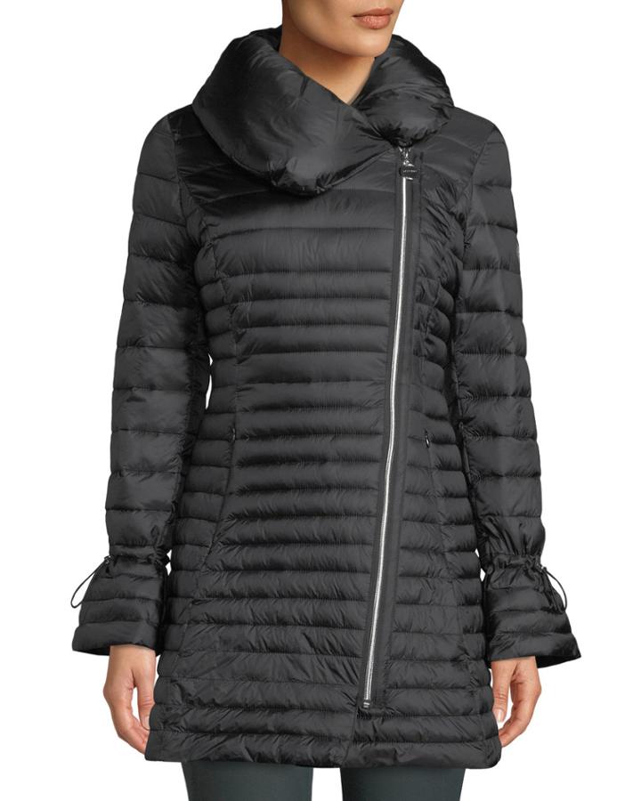 Lightweight Flared Puffer Jacket