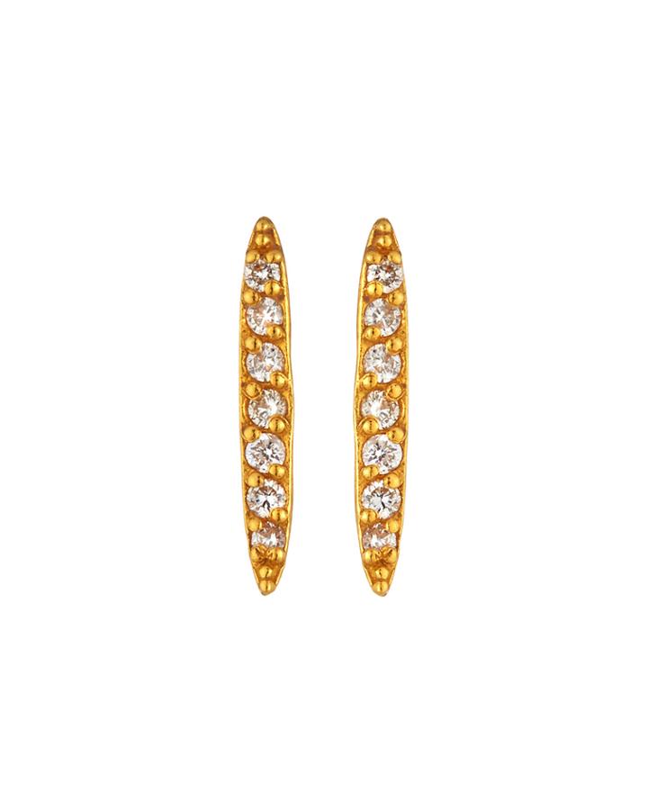 Small Whisper 22k Diamond Pave
