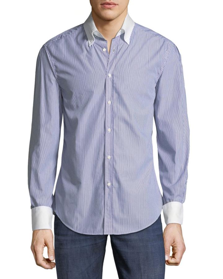 Men's Slim-fit Striped