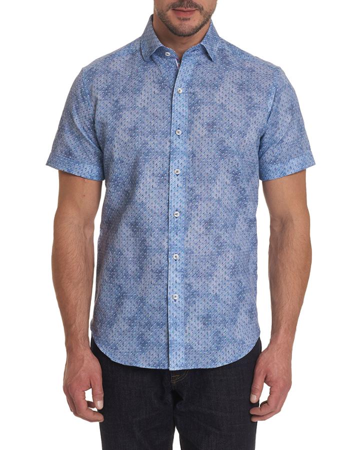 Men's Tailored-fit Merritt Raindrop Pattern