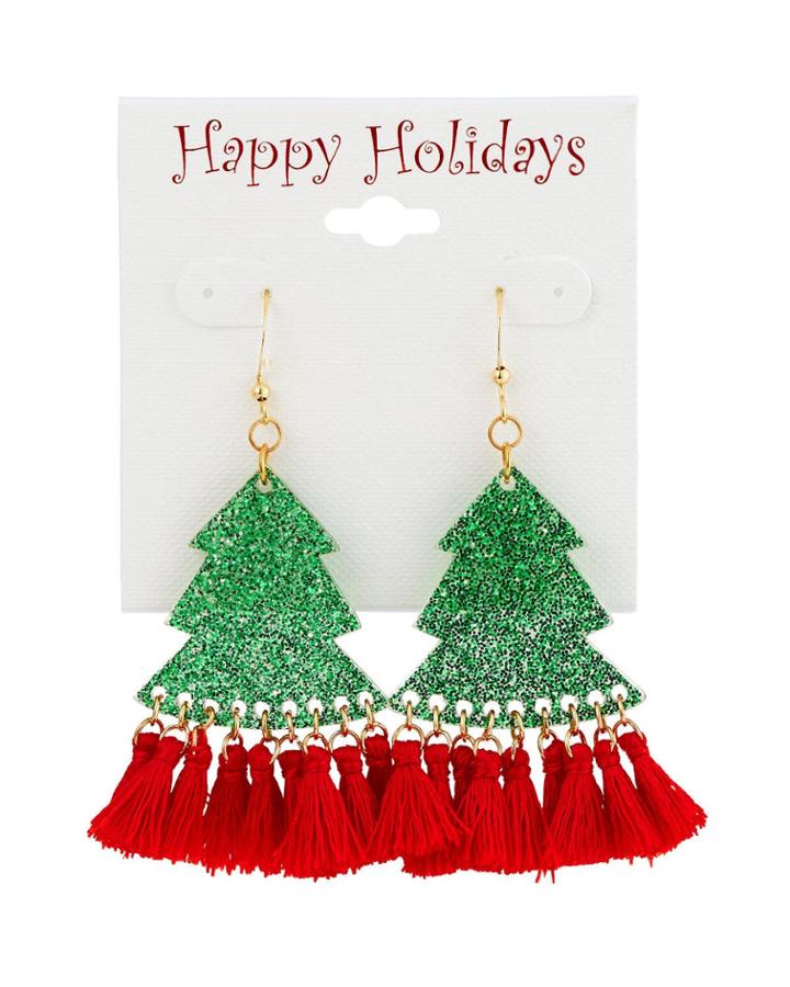 Christmas Tree Earrings