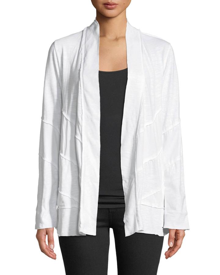 Sadie Jersey Jacket, White