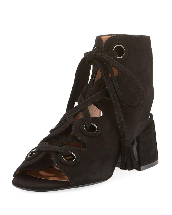 Polly Suede Lace-up