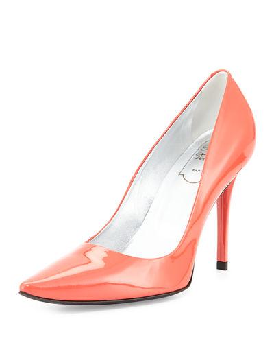 Patent Leather Point-toe Pump