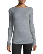 Madison Ribbed Boat-neck