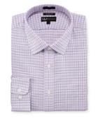 Trim-fit Non-iron Dobby Houndstooth Dress