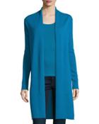Long Cashmere Duster Cardigan,