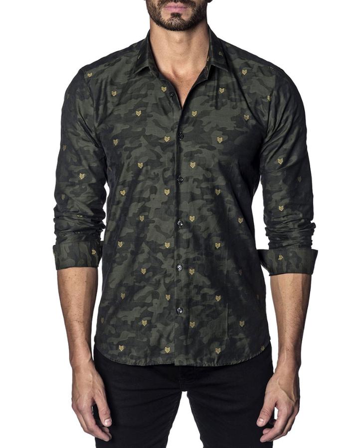 Men's Semi-fitted Camo Print