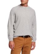 Men's Athletic Raglan-sleeve Cashmere